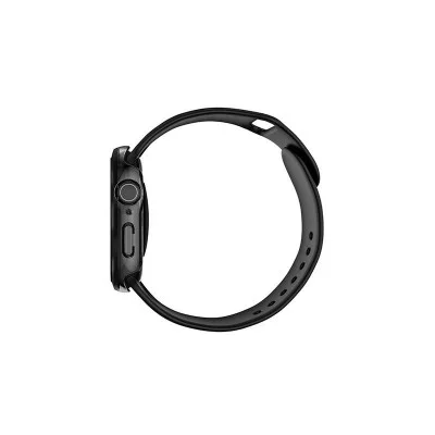 Glass&nbsp;Screen Watch Case With Tempered 46Mm Uniq Voute - Jet Black